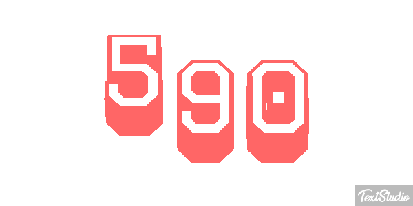 590 テキスト効果