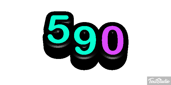 590 テキスト効果