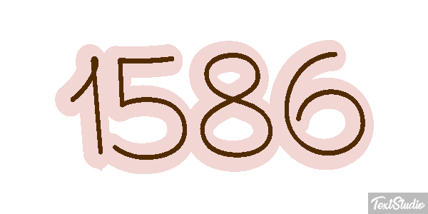 1586 Текстовый эффект
