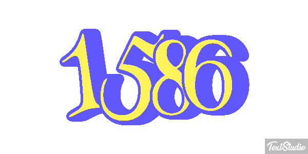 1586 Текстовый эффект