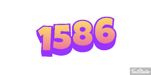 1586 Текстовый эффект
