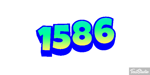 1586 Текстовый эффект