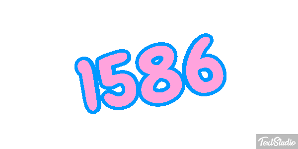 1586 Текстовый эффект