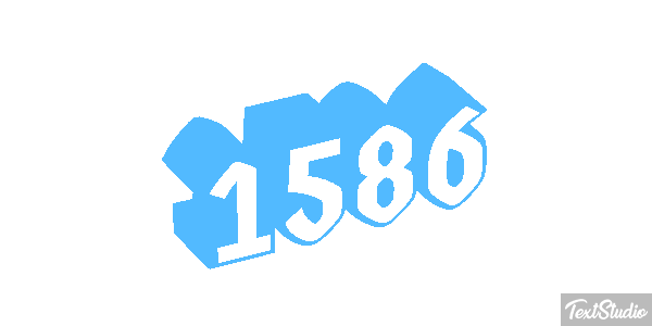 1586 Текстовый эффект