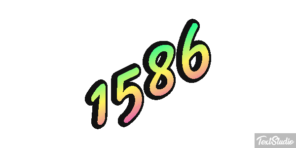 1586 Текстовый эффект