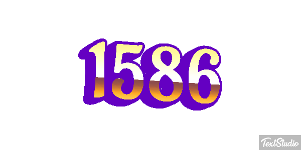 1586 Текстовый эффект