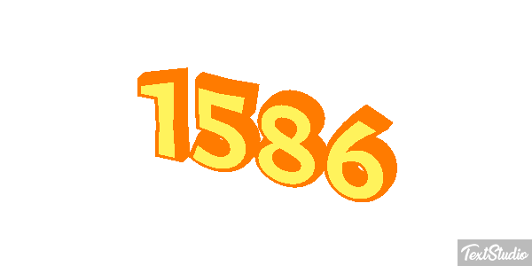 1586 Текстовый эффект