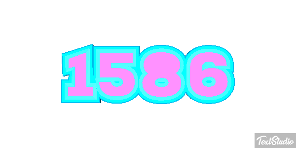 1586 Текстовый эффект