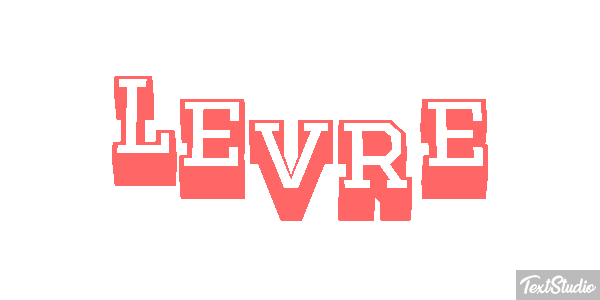 Lèvre Efeito do texto