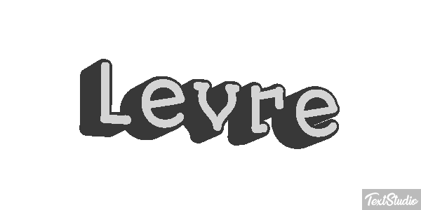 Lèvre Efeito do texto