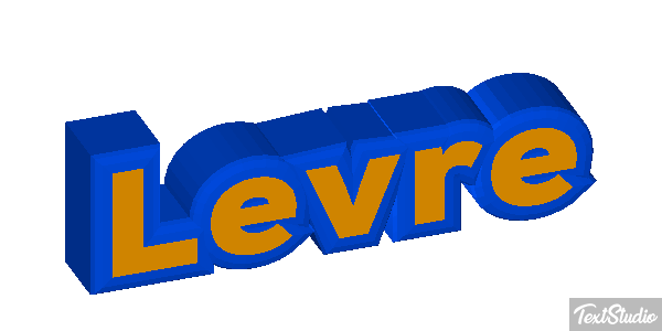 Lèvre Efeito do texto