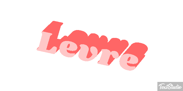 Lèvre Efeito do texto
