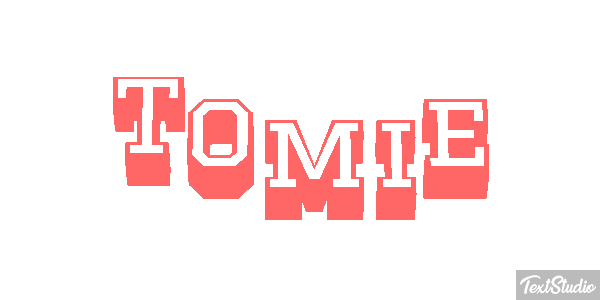 Tomie Text effect