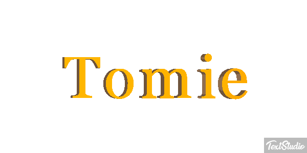 Tomie Text effect