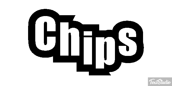 Chips Text effect