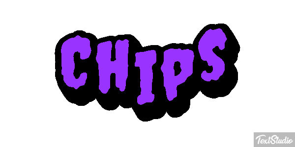 Chips Text effect