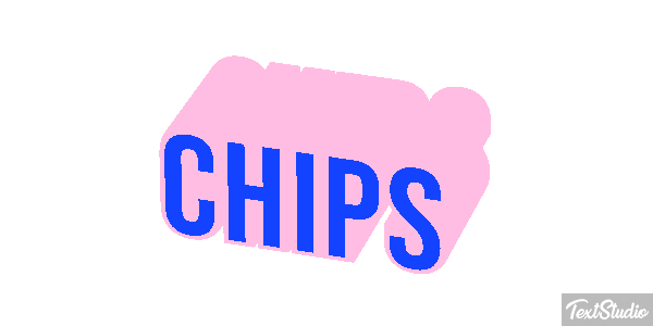 Chips Text effect