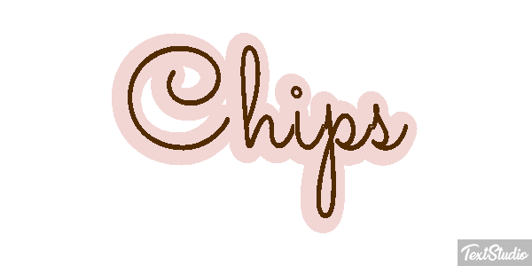 Chips Text effect