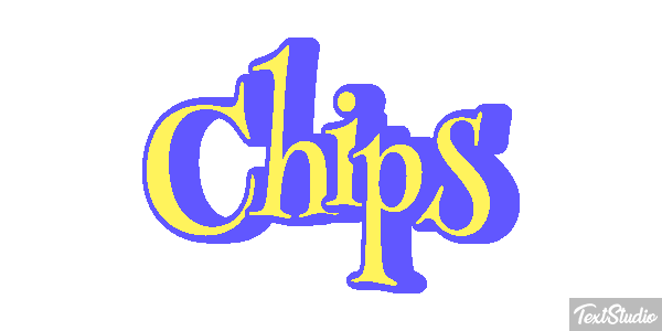 Chips Text effect