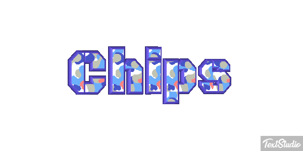 Chips Text effect