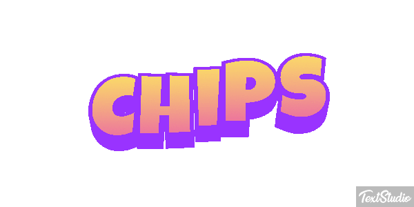 Chips Text effect
