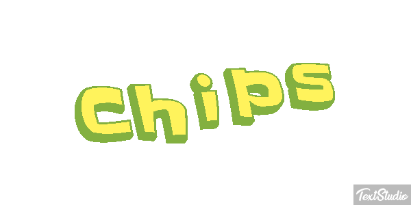 Chips Text effect