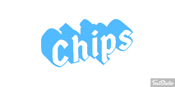 Chips Text effect