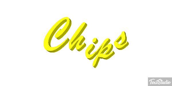 Chips Text effect