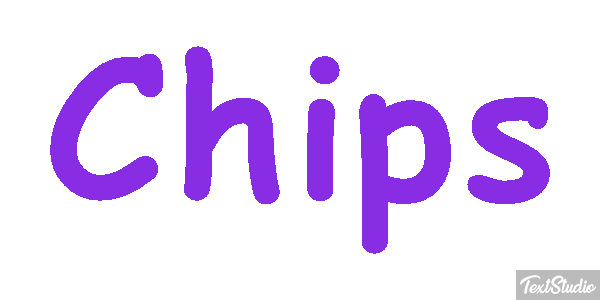 Chips Text effect