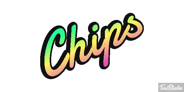 Chips Text effect