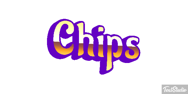 Chips Text effect