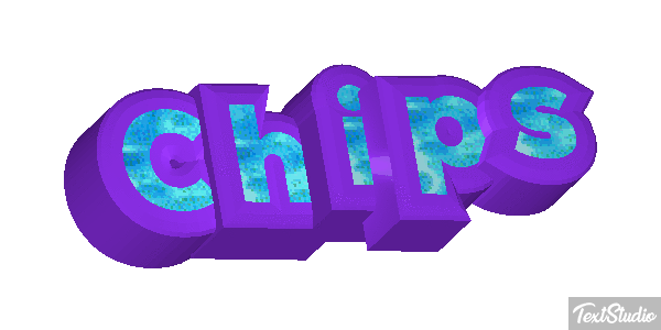 Chips Text effect