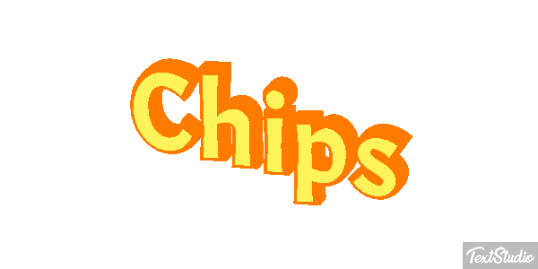 Chips Text effect