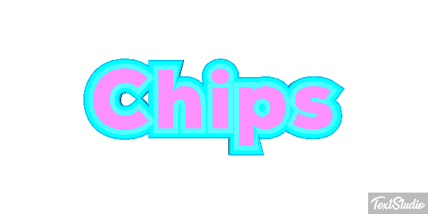 Chips Text effect