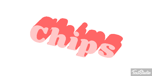 Chips Text effect