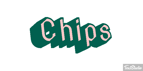 Chips Text effect