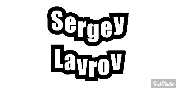 Sergey Lavrov Efekt tekstowy