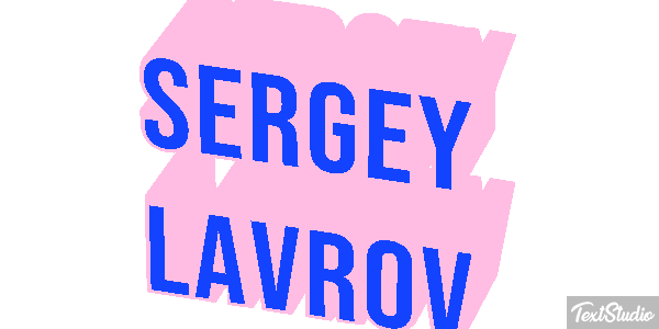 Sergey Lavrov Efekt tekstowy