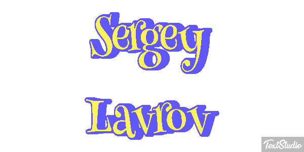 Sergey Lavrov Efekt tekstowy