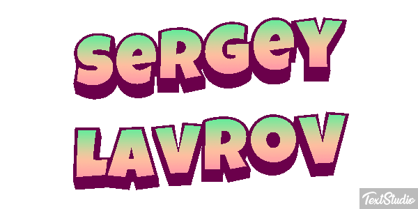 Sergey Lavrov Efekt tekstowy