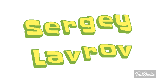 Sergey Lavrov Efekt tekstowy