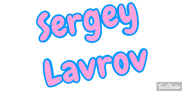 Sergey Lavrov Efekt tekstowy