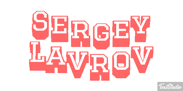 Sergey Lavrov Efekt tekstowy