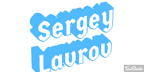 Sergey Lavrov Efekt tekstowy
