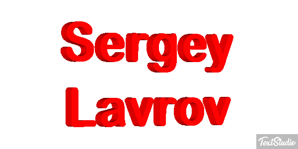 Sergey Lavrov Efekt tekstowy