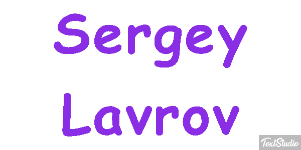 Sergey Lavrov Efekt tekstowy