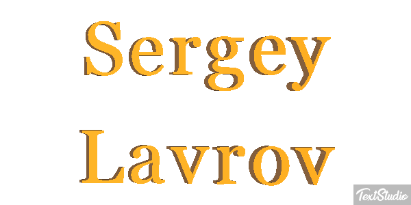 Sergey Lavrov Efekt tekstowy