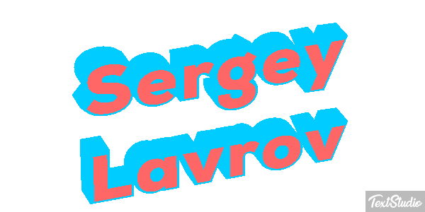 Sergey Lavrov Efekt tekstowy