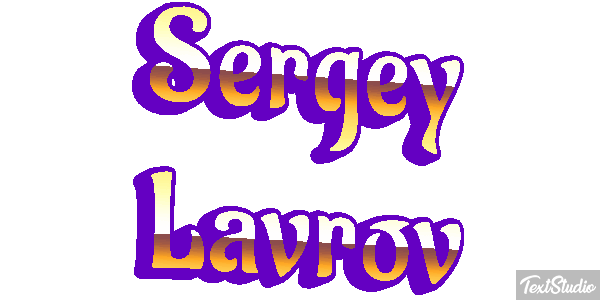 Sergey Lavrov Efekt tekstowy