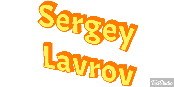 Sergey Lavrov Efekt tekstowy